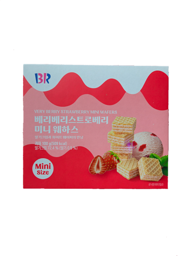 Baskin Robbins Very Berry Strawberry Mini Wafers